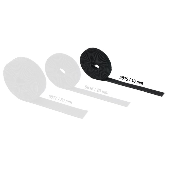 Adam Hall Hardware 5815 - Back to Back Hook and Loop Fastener 16 mm