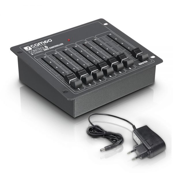 Cameo CONTROL 6 – 6-Channel DMX Controller 1