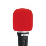 D913RED LD Systems microphone windscreen red