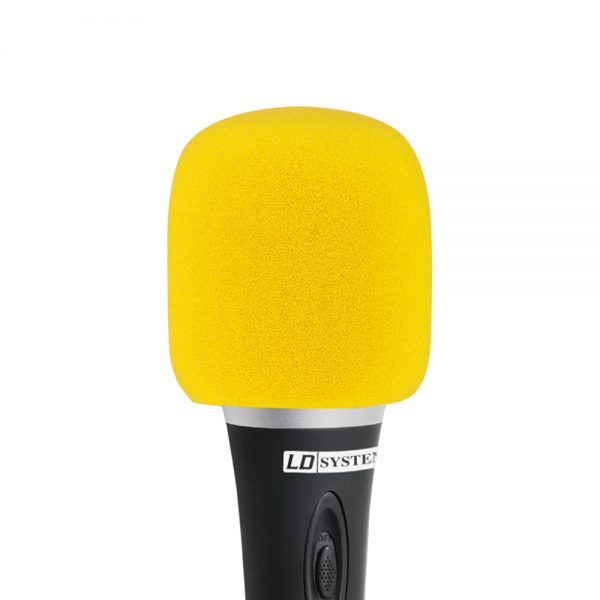 D913YEL LD Systems microphone windscreen yellow 1