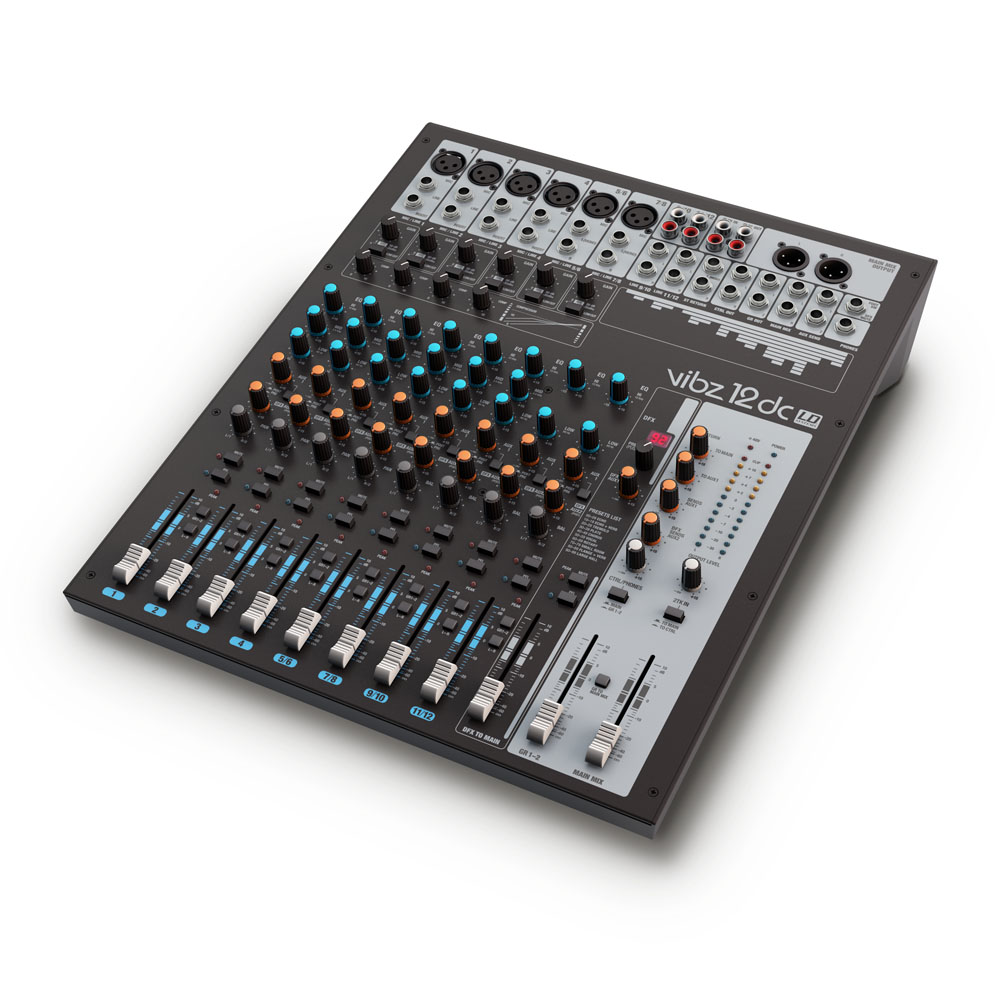 LD Systems VIBZ 12 DC - 12 channel Mixing Console with DFX and Compressor