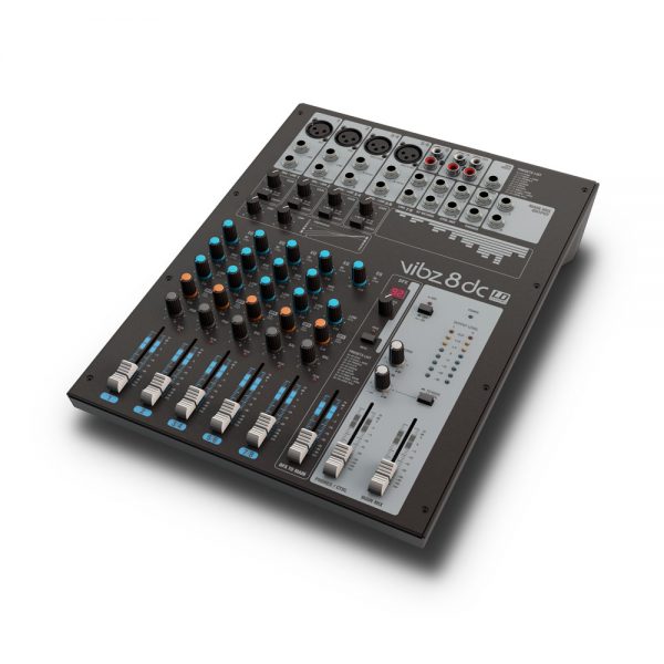 LD Systems VIBZ 8 DC – 8 channel Mixing Console with DFX and Compressor 1