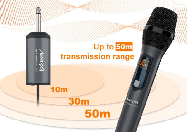 Audibax-Free-Hand-Dual-UHF-microfonos-inalambricos-distancia-