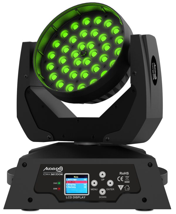 Iowa-360-Zoom-cabeza-movil-wash-luz-verde
