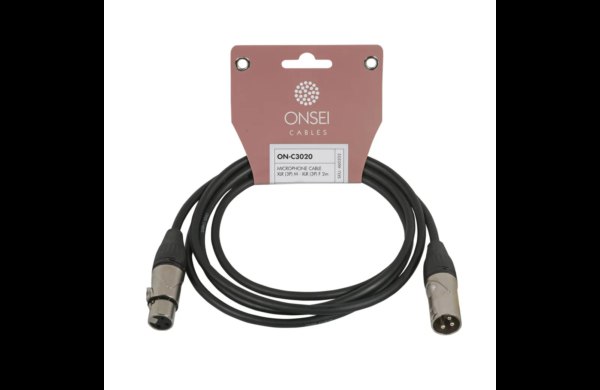 onsei-on-c3020-kalodio-hxou-3-pin-xlr-to-3-pin-xlr-2m